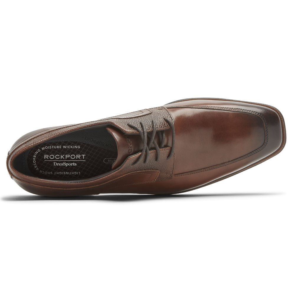 Rockport Singapore Mens Dress Shoes - Dres Sports Business 2 Apron Toe Brown - WJ9638014